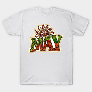 Tribal may print T-Shirt